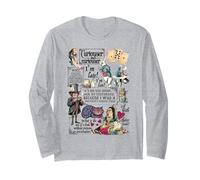 Alicia en el país de Las Maravillas Personajes Lewis Carroll Ilustración Manga Larga