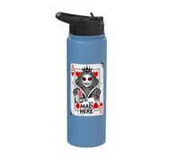 Alicia en el País de las Maravillas Reina de Corazones - Todos estamos M Stainless Steel Insulated Water Bottle
