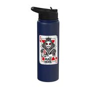 Alicia en el País de las Maravillas Reina de Corazones - Todos estamos M Stainless Steel Insulated Water Bottle