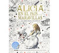 Alicia En El Pais De Las Maravillas: Un Libro Para Colorear