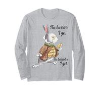 Alicia en el país de las maravillas White Rabbit Late The Hurrier I Go Manga Larga