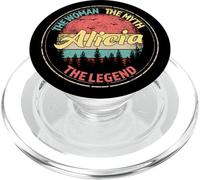 Alicia The Woman The Myth The Legend Nombre Personalizado PopSockets PopGrip para MagSafe