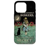 Alicia y el Gato de Cheshire La Noche Estrellada: Cita de Locos Carcasa para iPhone 16 Pro