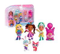 Alicia y su Maravillosa Pastelería - Pack 6 Figuras con los Personajes protagonitas de la Serie de Dibujos, con los Amigos de Alicia, para niños y niñas Desde 3 años, Famosa (ALC01000)