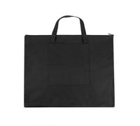 Alide Bolsa para Tablero de Dibujo A2, Multifuncional, con Asas, Impermeable, para Lienzo, Estuche para Pintura (63 x 53 cm, Negra)