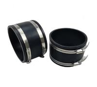 Alide Conector De Tubería De 100 Mm,Manguito De Goma Flexible Con Dos Abrazaderas De Acero Inoxidable,Manguito Reductor De Ruido Para Ventilador De Conducto,Filtro De Carbón Y Tubería Rígida.