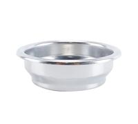 Alide Filtro de café de acero inoxidable, portafiltro de doble capa de 58 mm, filtro poroso presurizado para cafetera, piezas de repuesto