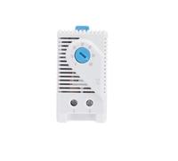 Alide Termostato compacto de 0 a 60 ℃, interruptor de control de temperatura mecánico-eléctrico ajustable (botón azul)