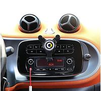 ALIEDA Soporte Teléfono Móvil para Coche, Soporte por Gravedad para Marco de Navegación, Soporte Carga Interior, Accesorios Decorativos, para Smart 450 451 453 Fortwo Forfour,Radio