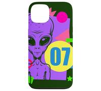 Alien 7mo cumpleaños Alien 7 años Alien colorido Carcasa para iPhone 13