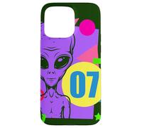 Alien 7mo cumpleaños Alien 7 años Alien colorido Carcasa para iPhone 15 Pro Max