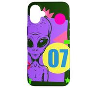 Alien 7mo cumpleaños Alien 7 años Alien colorido Carcasa para iPhone 16 Plus