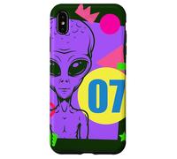 Alien 7mo cumpleaños Alien 7 años Alien colorido Carcasa para iPhone XS Max