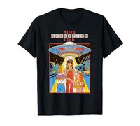 Alien Abduction Club UFO Retro Vintage Funny Adult Humor Camiseta