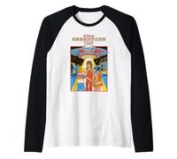 Alien Abduction Club UFO Retro Vintage Funny Adult Humor Camiseta Manga Raglan