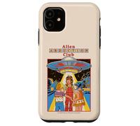 Alien Abduction Club UFO Retro Vintage Funny Adult Humor Carcasa para iPhone 11