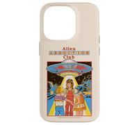 Alien Abduction Club UFO Retro Vintage Funny Adult Humor Carcasa para iPhone 14 Pro