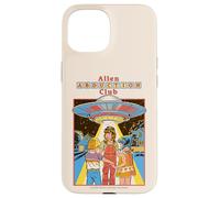 Alien Abduction Club UFO Retro Vintage Funny Adult Humor Carcasa para iPhone 15