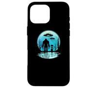 Alien and Bigfoot Moon Carcasa para iPhone 16 Pro MAX