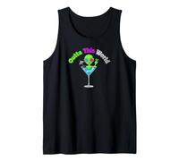 Alien Area 51 Extraterrestrial Event UFO Margaritas Party Camiseta sin Mangas