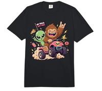 Alien Bigfoot No' Rules Just Vibes Funny Cryptid Comfort Colors Adult Heavyweight T-Shirt