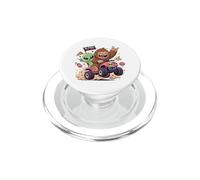 Alien Bigfoot No' Rules Just Vibes Funny Cryptid PopSockets PopGrip para MagSafe
