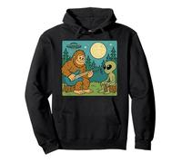Alien & Bigfoot, para niños | Amantes de la Guitarra y Guitarra Sudadera con Capucha