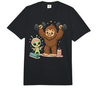 Alien Bigfoot Stay Weird Funny Workout Friends Comfort Colors Adult Heavyweight T-Shirt