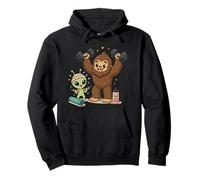 Alien Bigfoot Stay Weird Funny Workout Friends Sudadera con Capucha