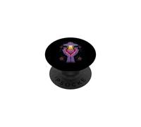 Alien Contacto Floral Cósmico Vida Invisible Misterio Celestial PopSockets PopGrip Adhesivo