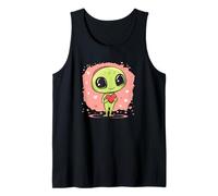 Alien de San Valentín para una aventura de amor con temática espacial Camiseta sin Mangas
