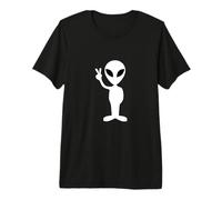 Alien Disclosre/OVNI o UAP Peace Sign Crop Circle Design Camiseta Premium