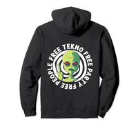 Alien DJ Tekno Free Party Free People Sudadera con Capucha