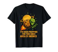 Alien en asteroide interestelar para UFO & Área 51 Amante de los Memes Camiseta