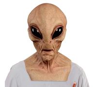 Alien Face Masque - tocado de látex, máscara de miedo | Traje de cabeza completa Alien, accesorio de cosplay realista accesorio accesorio para Halloween Carnival Party Christmas Events of Spooky