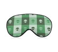 Alien Faces - Máscara de sueño suave con correa ajustable para ojos, cubierta que bloquea la luz para mujeres y hombres