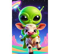 Alien Fan Journal : Take Me to Your Writer: Blank Alien Notebook Gift Book 6x9 " 110 Pages