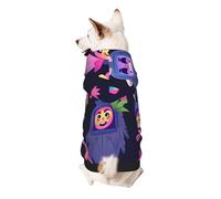 Alien Flyer - Sudadera con capucha para perro, ropa de poliéster suave y transpirable para perros pequeños, medianos y grandes