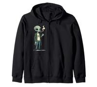 Alien fumando un porro - LO Mejor DE Este Mundo 2 - Fan Fun Sudadera con Capucha