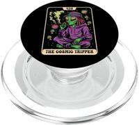Alien Fumar Marihuana Tarot 420 Cosmic Tripper Cannabis PopSockets PopGrip para MagSafe