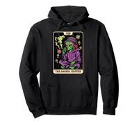 Alien Fumar Marihuana Tarot 420 Cosmic Tripper Cannabis Sudadera con Capucha