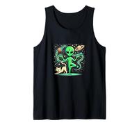 Alien Haciendo un Yoga - Yoga Pose - Espacio - Plancton Camiseta sin Mangas