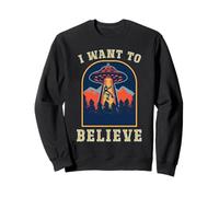 Alien Hunter UFO Area 51 Believe Flying Saucer Encuentro Sudadera