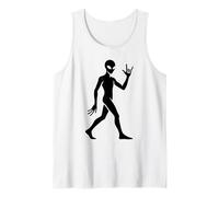 Alien I Love You Hand Lenguaje de Signos Lindo ASL Día de San Valentín Camiseta sin Mangas