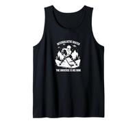 Alien Ice Hockey Skater UFO Diseño Deportivo Camiseta sin Mangas