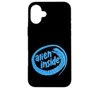 'Alien Inside' Funny Xenomorph Sci-fi Earth Movie Design Carcasa para iPhone 16 Plus