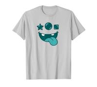 Alien Monster Face Disfraz de Halloween Cumpleaños Lindo Divertido Camiseta