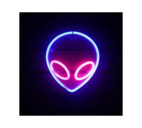 Alien Neon Light Led Wall Decorative Alien Neon Sign Hanging Lights Usb Or Battery Night Signs Light Up for Bedroom Kidsroom Bar Playroom Birthday Chr