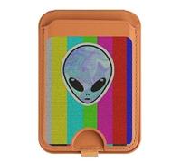 Alien No Signal - Soporte magnético para tarjetas para iPhone 16, 15, 14, 13 Pro Max, multicolor