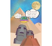 Alien Notebook 6x9 - 120 Lined Pages | Funny UFO & Pyramid Cover | Ancient Aliens Journal | Sci-Fi Writing Notebook | Gift for UFO Lovers and Space Fans